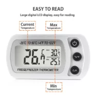 Digital Display Refrigerator Thermometer